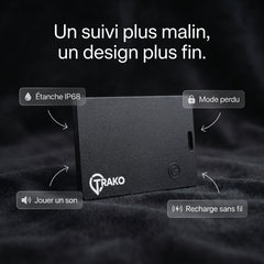 Carte de localisation TRAKO rechargeable, 12 mois d'autonomie