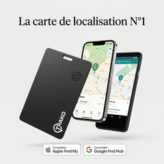 Carte de localisation TRAKO glissée dans un portefeuille